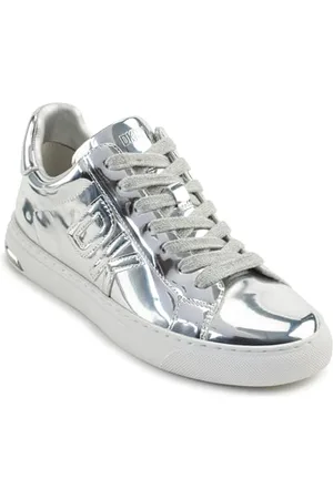 DKNY Abeni-Lace Up damskie buty typu sneaker, srebrne, rozmiar 36 EU, , 36 EU