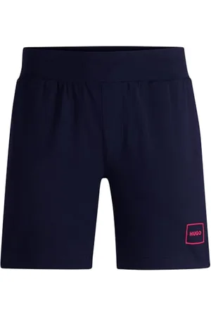 HUGO BOSS Męskie szorty Laze CW Loungewear_Short, ciemnoniebieskie 407, XL, , XL