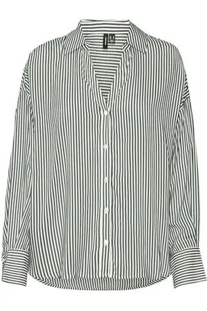 VERO MODA VMBUMPY L/S Oversize Shirt WVN GA, , L