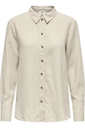 JDY SAY L/S Linen Loose Shirt WVN NOOS, , M