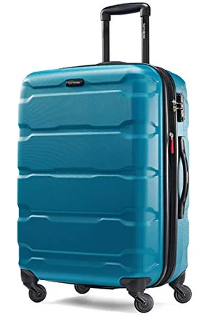 Samsonite Omni Walizka rozszerzalna w twardej skorupie z poliwęglanu, z kółkami obrotowymi, uniseks, dla dorosłych, , Checked-Medium 24-Inch