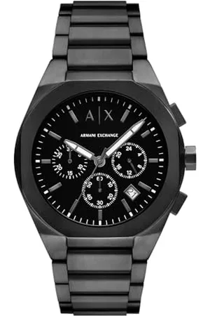 Armani Exchange Męski analogowy zegarek kwarcowy z paskiem ze stali nierdzewnej AX4183