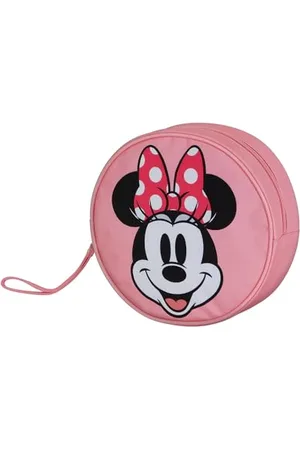 Disney Myszka Minnie Face -Kosmetyczka Jumbo, Czarna, 21 x 23 cm