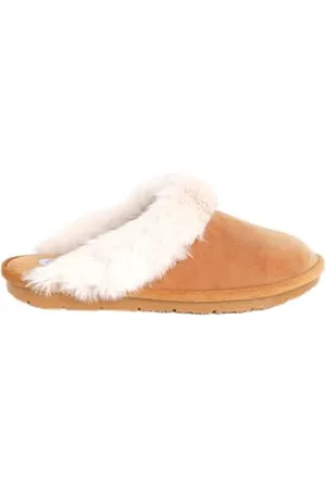Scholl Brienne Microfibre, damskie chodaki beżowe, , 39 EU