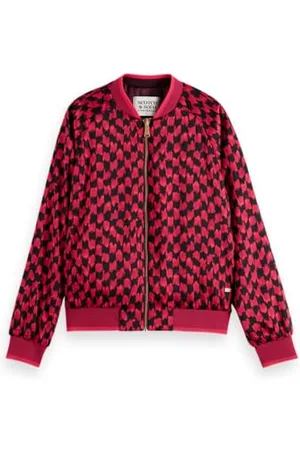 Scotch&Soda Damska kurtka z nadrukiem dwustronnej bomberki, , S