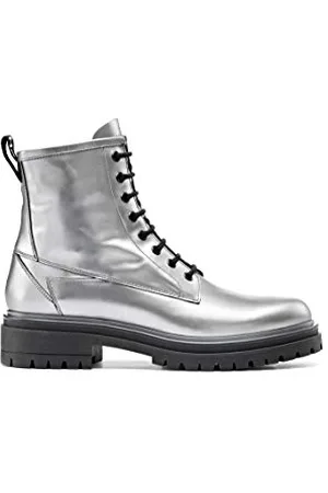 HUGO BOSS Damskie buty Alpha Bootie-l, srebrny - - 42 EU