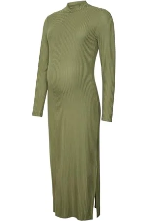 Mama;licious MAMA.LICIOUS MLTRINITY HIGH NECK JRS MIDI DRESS NOOS, , XL