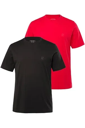 JP 1880 Męskie, duże rozmiary, t-shirty, 2 sztuki w opakowaniu, , 3XL