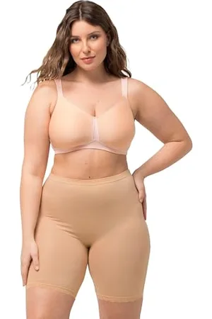 Ulla Popken Damskie, duże rozmiary, kolarze, obszycie koronkowe, jakość bambusa, , 56W / 32L