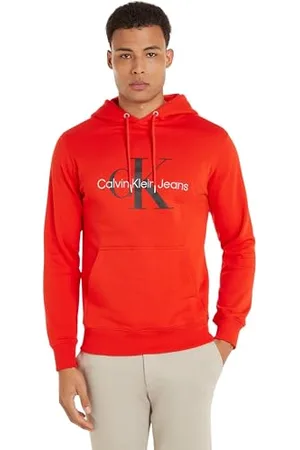 Calvin Klein Męska bluza z kapturem Seasonal Monologo Regular, , XXS