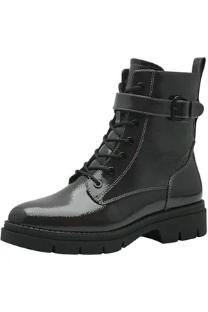 Tamaris Damskie buty 1-25289-41, modne buty, oliwkowe patent, 41 EU, , 41 EU