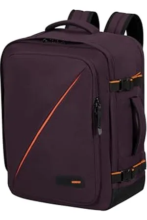 American Tourister American Tourist Take2cabin - EasyJet Cabin Bag 36 x 20 x 45 cm, 38 L, 0,70 kg, bagaż podręczny, plecak samolotowy M podsekterem, fiolet (ciemna śliwka)