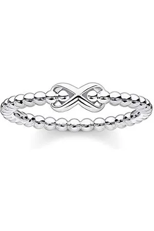 Thomas Sabo Kulki pierścionkowe ze srebrem nieskończoności, srebrem próby 925 TR2320-001-21-60