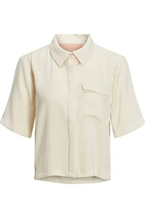 JJXX Damska bluzka koszulowa Jxlark Satin Ss Shirt Sn, , S