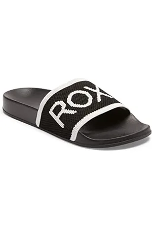 Roxy Damskie sandały Slippy Knit, czarne, rozmiar 37 EU, , 37 eu