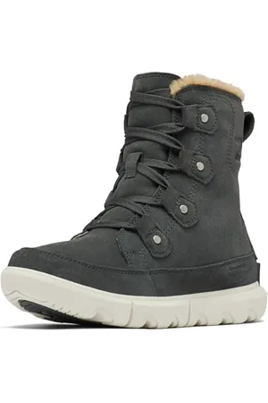 sorel Explorer Next Joan WP Damskie botki wodoodporne, szary (Grill/Fawn), 38.5 EU
