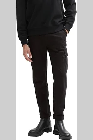 TOM TAILOR Męskie spodnie cargo Regular Tapered, , M