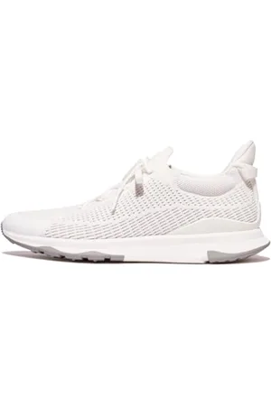 FitFlop Vitamin FFX Męskie dzianinowe sportowe trampki, czarne/Pewter, 40 EU, , 41 EU