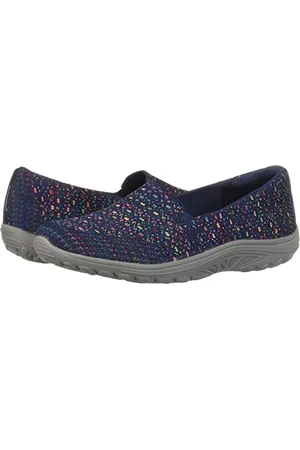 Skechers Damski Reggae Fest-Wiklinowy Dzianina Twin Gore Slip on (Willows) Loafer Flat, , 36 EU