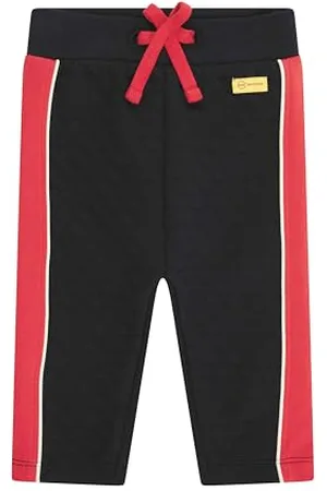 Steiff Spodnie do biegania, rozmiar EU 110, Navy, spodnie dziewczęce, spodnie dresowe z bawełny, spodnie sportowe i rekreacyjne dla dzieci, wygodne i miękkie spodnie treningowe, można prać w
