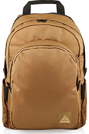 Invicta Backpack, Round Unisex, Large Capacity, For Office, Days Trips & Commuting, Laptop Sleeve, Chest Belt, Italian Design, beige