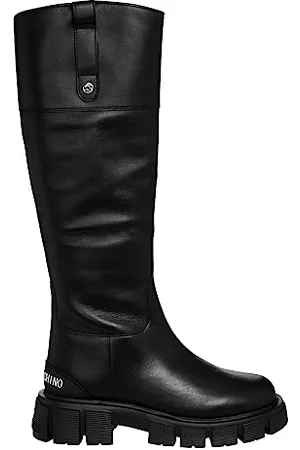 Moschino Czarne wysokie buty damskie, , 38 EU