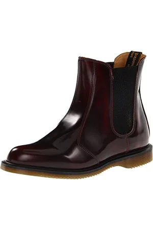 Dr. Martens Flora Arcadia Chelsea Boots damskie buty, czerwony Cherry Red, 36 EU