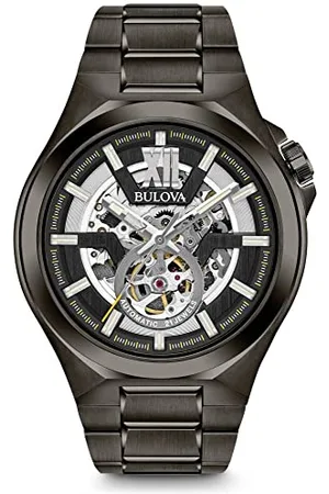BULOVA Męski automatyczny zegarek 98A179, Pasek, Pasek