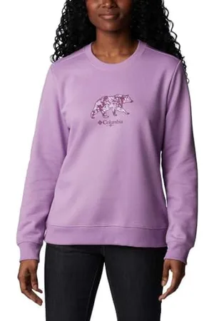 Columbia Sweater Hart Mountain™ II Graphic Crew Purple XL Kobiety, , XL