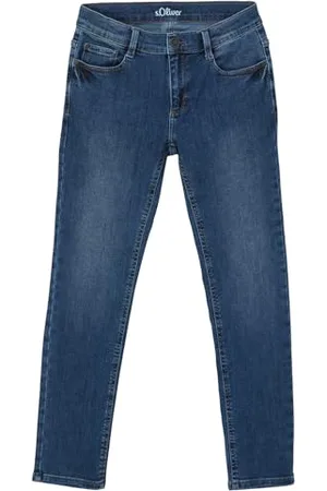 QS by s.Oliver Junior chłopięce spodnie dżinsowe, skinny Seattle Blue 164, , 164