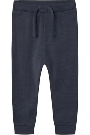 NAME IT Nmmwesso Wool SWE Pant spodnie dresowe dla chłopców, , 110