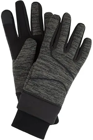 TOM TAILOR Męskie rękawiczki 1043444, 10617-Black Grey Melange, L/XL, , L-XL