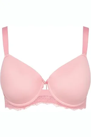 Ulla Popken Damski fiszbin, miękka miseczka, biustonosz cut-out, , 90C