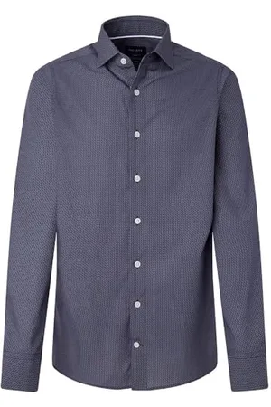 Hackett Hackett Geometric Print Long Sleeve Shirt XL
