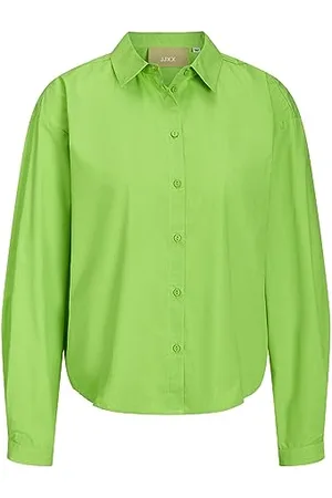 JJXX JACK & JONES Damska koszulka Jxmission Ls Relax Noos Bluzka, zielony (Green Flash), XL