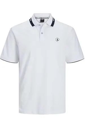JACK & JONES Męska koszulka polo Ss Pls z logo Jcohass, , 6XL