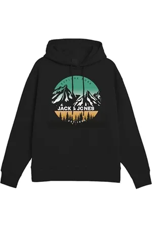 JACK & JONES Jjpeak Sweat Hood męska bluza z kapturem, , XS