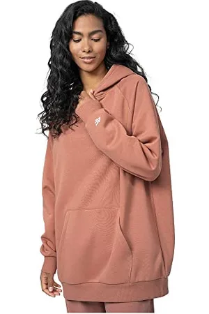 4F Sweatshirt F247 Damski Kolor Łososiowy Rozmiar S, , S