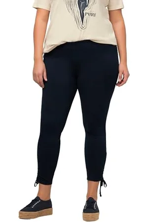 Ulla Popken Damskie legginsy z gatherings, , 46-48