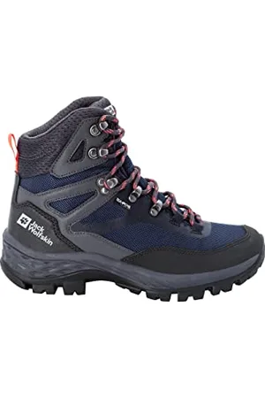 Jack Wolfskin Kobiety REBELLION GUIDE TEXAPORE MID W buty do chodzenia, Niebieski/coral, 40 EU