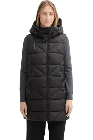 TOM TAILOR Damska kamizelka 1042907, 14482-Deep Black, XXL, , XXL