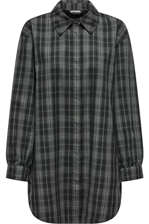 ONLY ONLIMMA L/S OVS Check Shacket XT PNT płaszcz, , XL, , XL