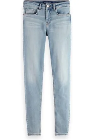 Scotch&Soda Damskie dżinsy Core Bohemienne Mid Rise Skinny Blue Mind, , 28W / 34L
