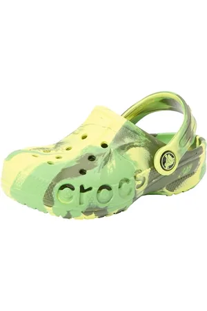 Crocs Baya Clog T Chodaki unisex dla dzieci i młodzieży, Marbled Citrus, 19/20 EU
