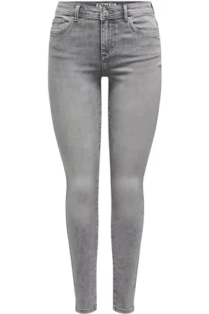 ONLY ONLWAUW MID Waist Skinny DNM ANA104, , (M) W / 34L