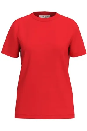 SELECTED Damska koszulka Slfmyessential SS O-Neck Tee Noos, , S