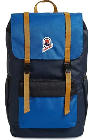 Invicta CHAT plecak z kolorowym blokiem, Blu-Indigo, do laptopa, 15,6", studio, pracy i czasu pracy