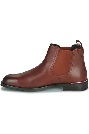 Tommy Hilfiger Męskie buty CORE RWB Hilfiger LTH Chelsea (FM0FM04806) Półbuty, brązowe (zimowy koniak), 39 EU, , 40 EU