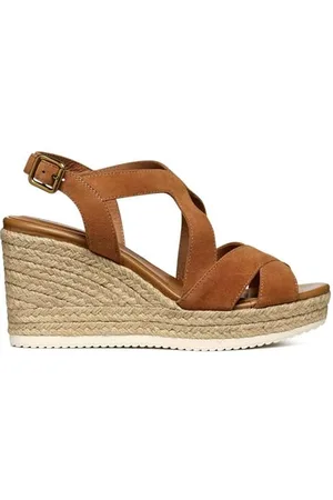 Geox Sandały dziewczęce D Ponza C Wedge, , 38.5 EU