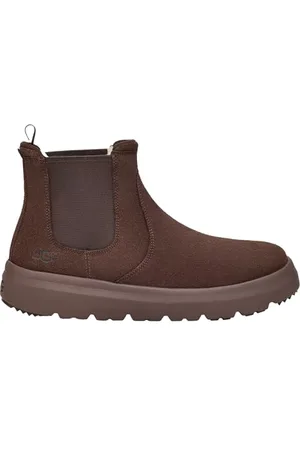 UGG Męskie modne buty Burleigh Chelsea, czarne, 38 UK, , 46 EU